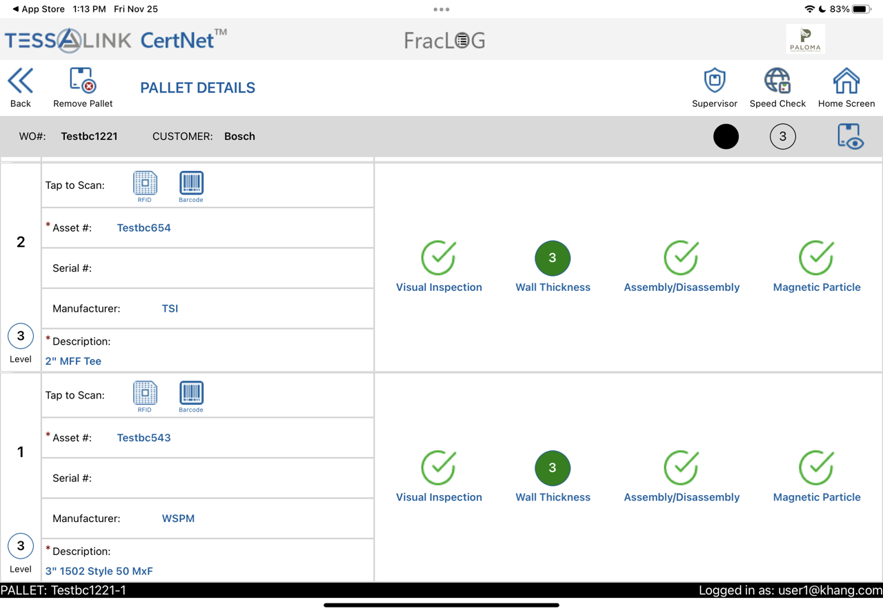 CertNet FracLog